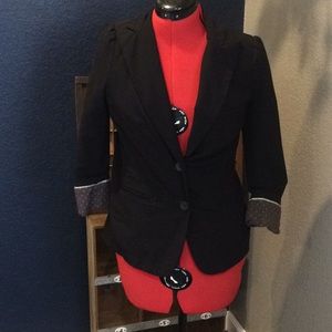 Black blazer from Anthropologie.